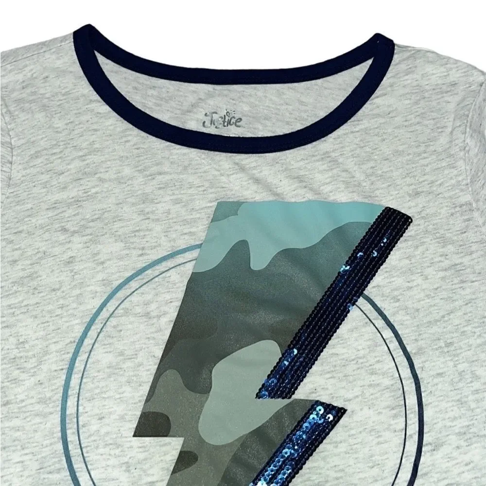 Justice Long Sleeve Graphic Tee
